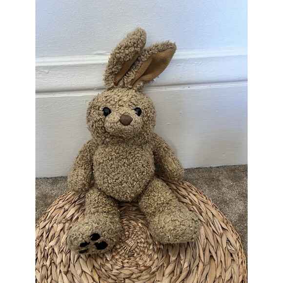 Vintage Rare 1997 Build-A-Bear Tan Curly Plush Bunny Rabbit 16" Flop #8253/HK - Picture 1 of 7